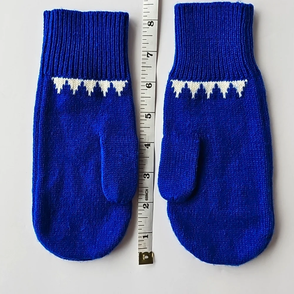 J Crew Kids Blue Mittens